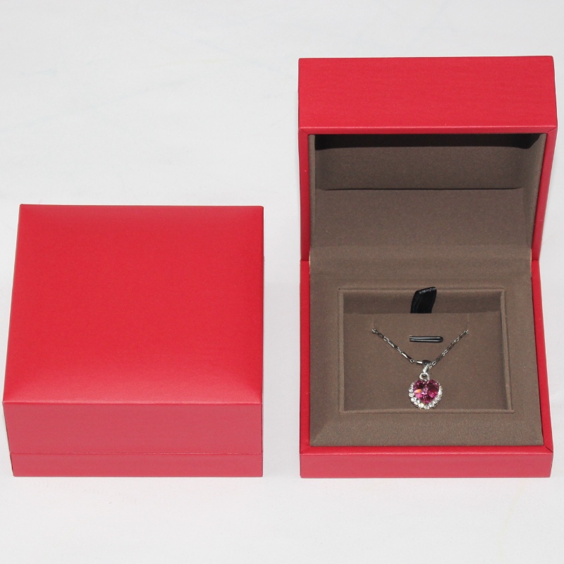 Exkvisitte smykkeemballage boks til personlig smykkevarer af høj kvalitet smykkeskrin, størrelse er 90*90*45mm